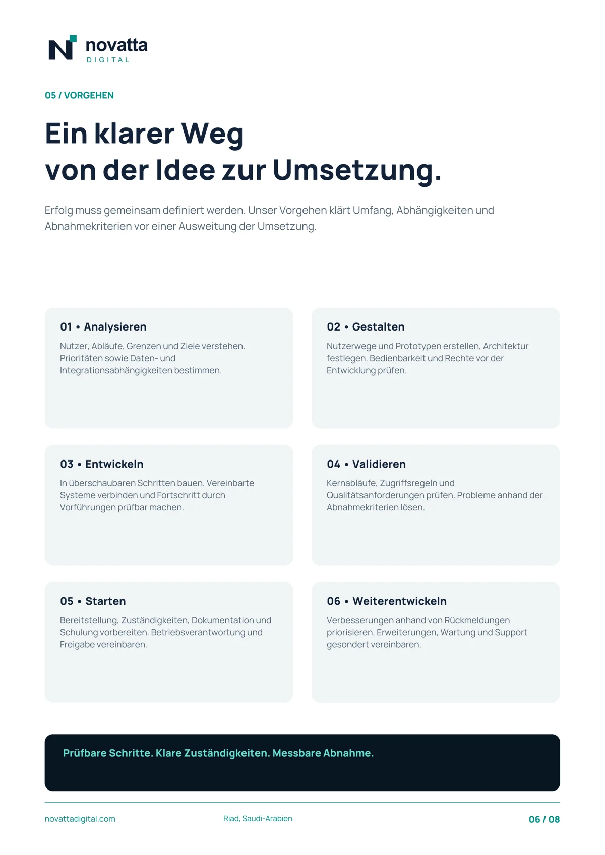 Vorgehen