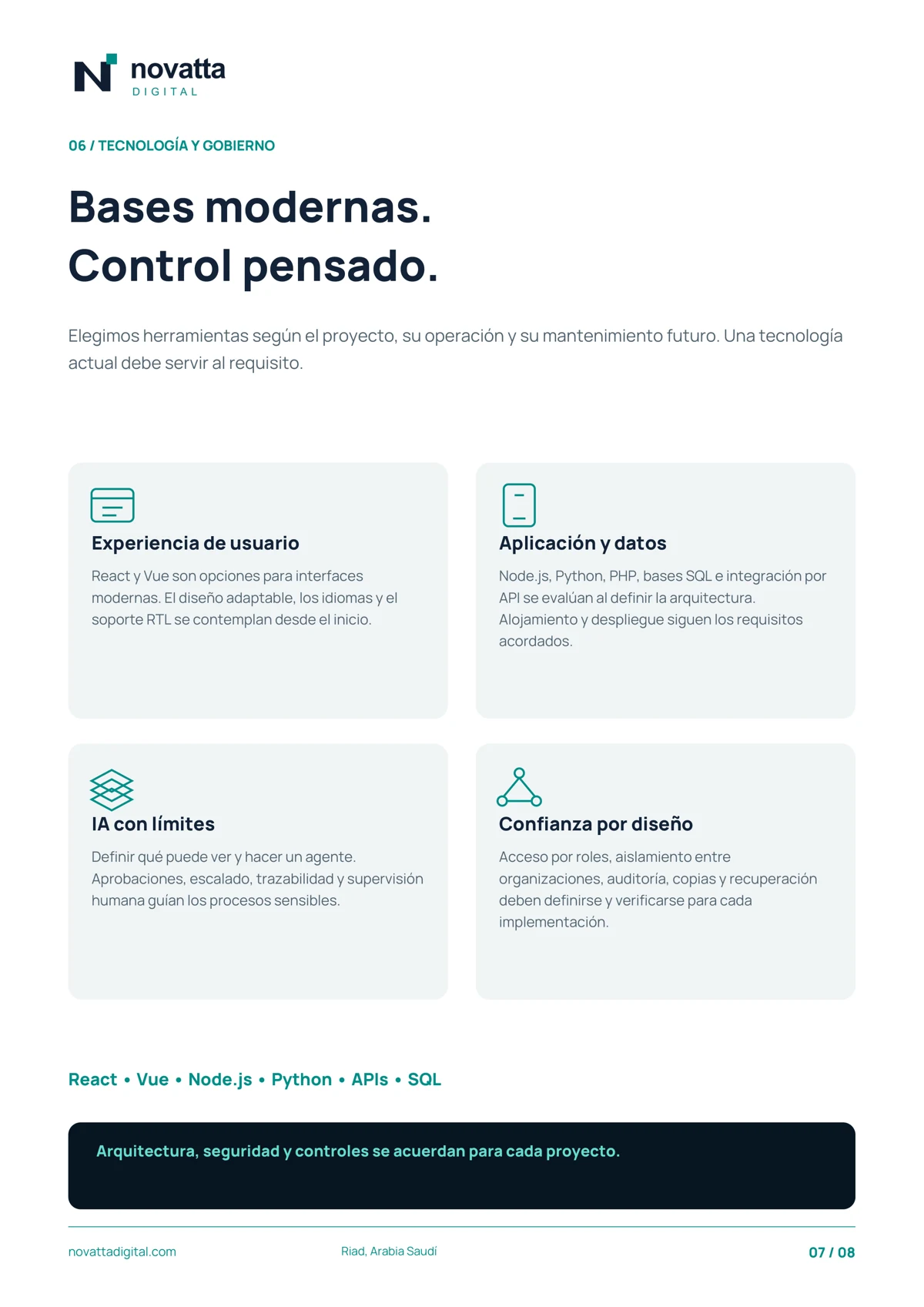 Tecnología y confianza